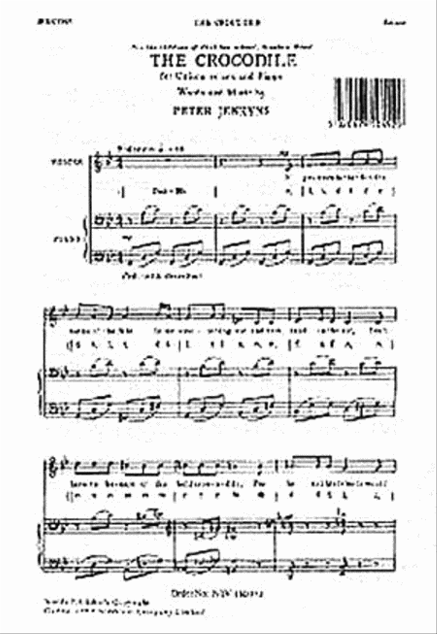 The Crocodile Unison Choir scores gallery preview page 1