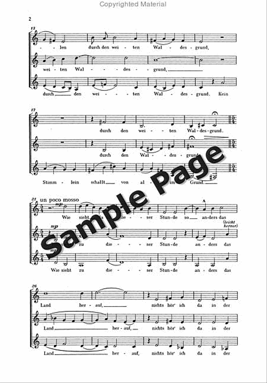 Tageskreis Women's Choir scores gallery preview page 3