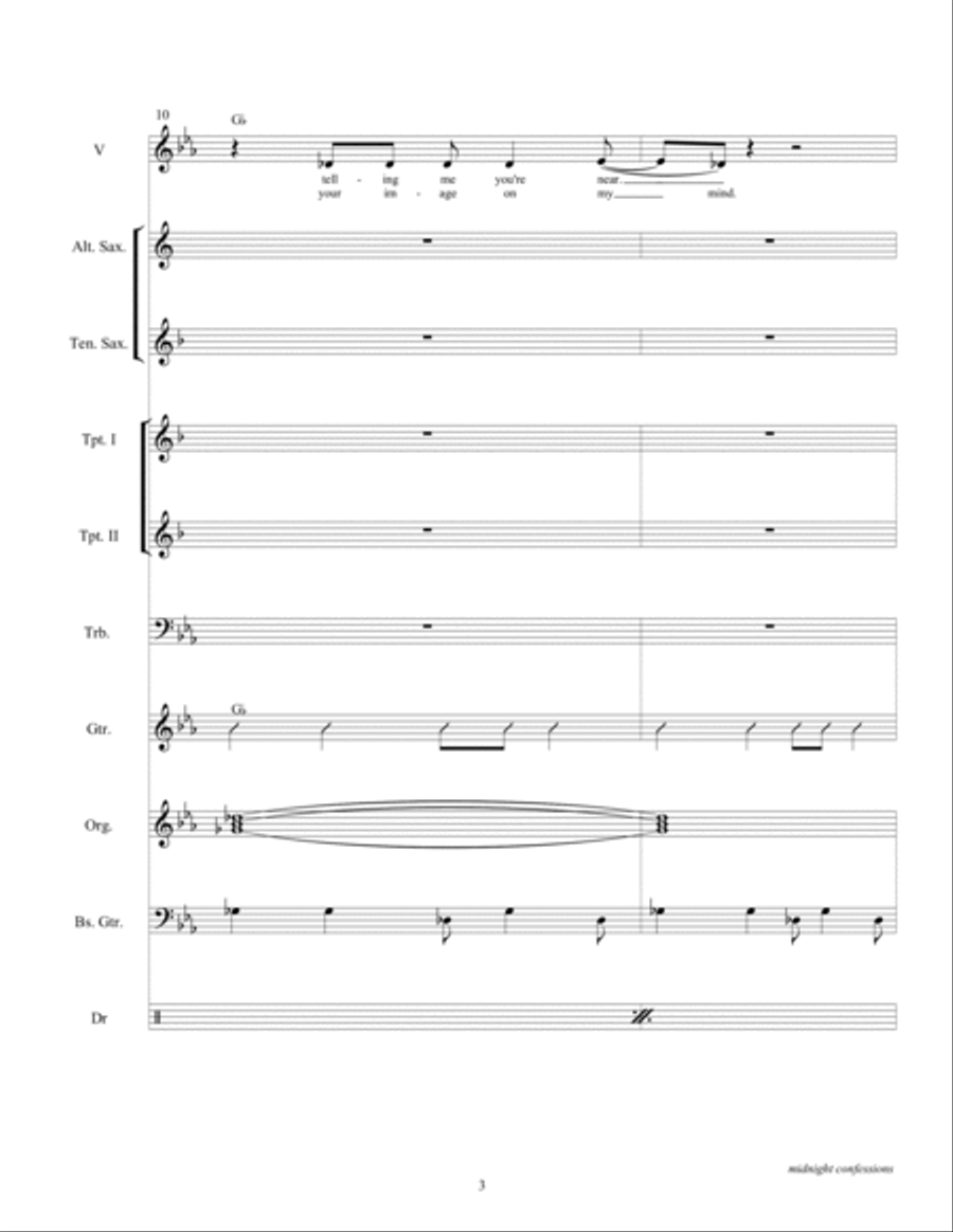 Midnight Confessions Large Ensemble scores gallery preview page 5