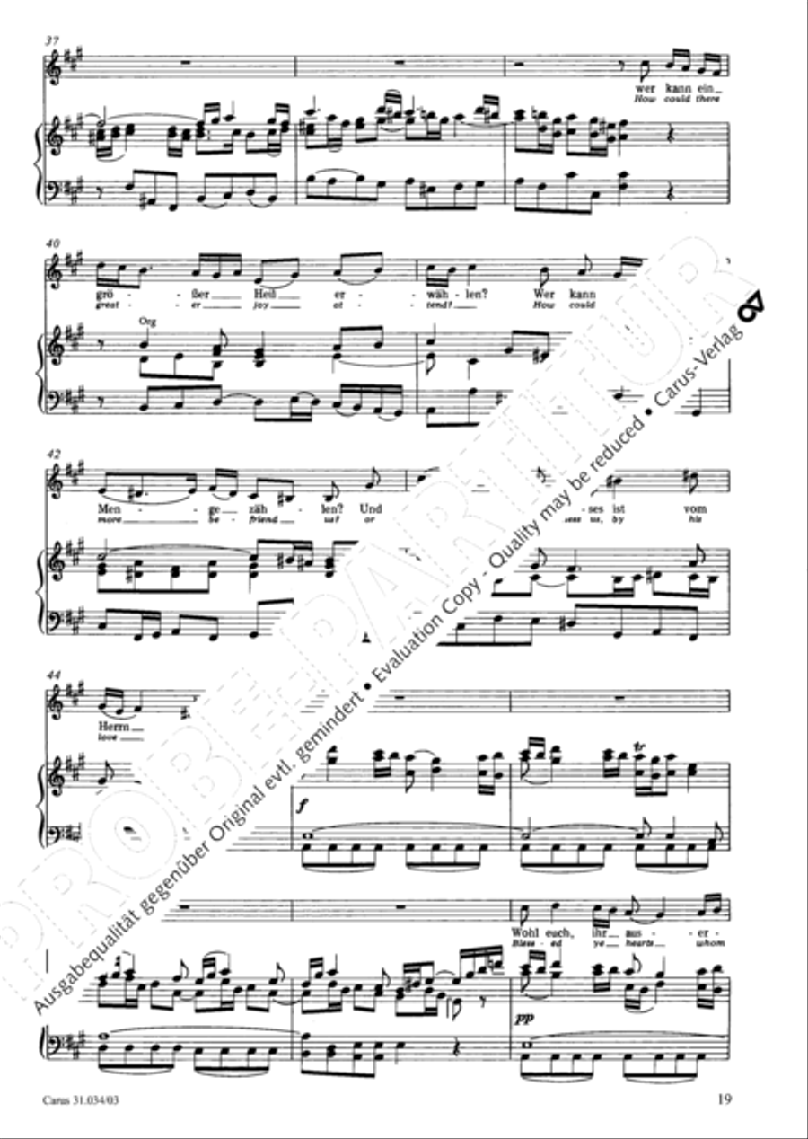 O fire everlasting (O ewiges Feuer, o Ursprung der Liebe) ATB scores gallery preview page 20