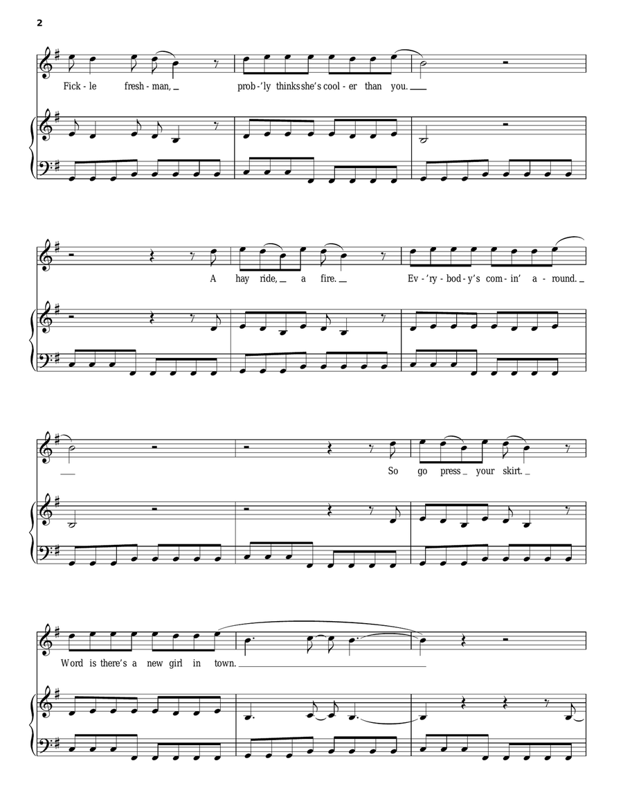 I Want You Piano, Vocal, Guitar scores gallery preview page 2