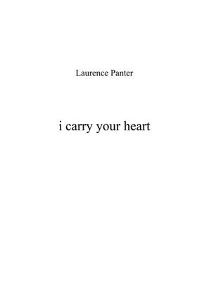 "i carry your heart" - for SATB, semichorus and organ