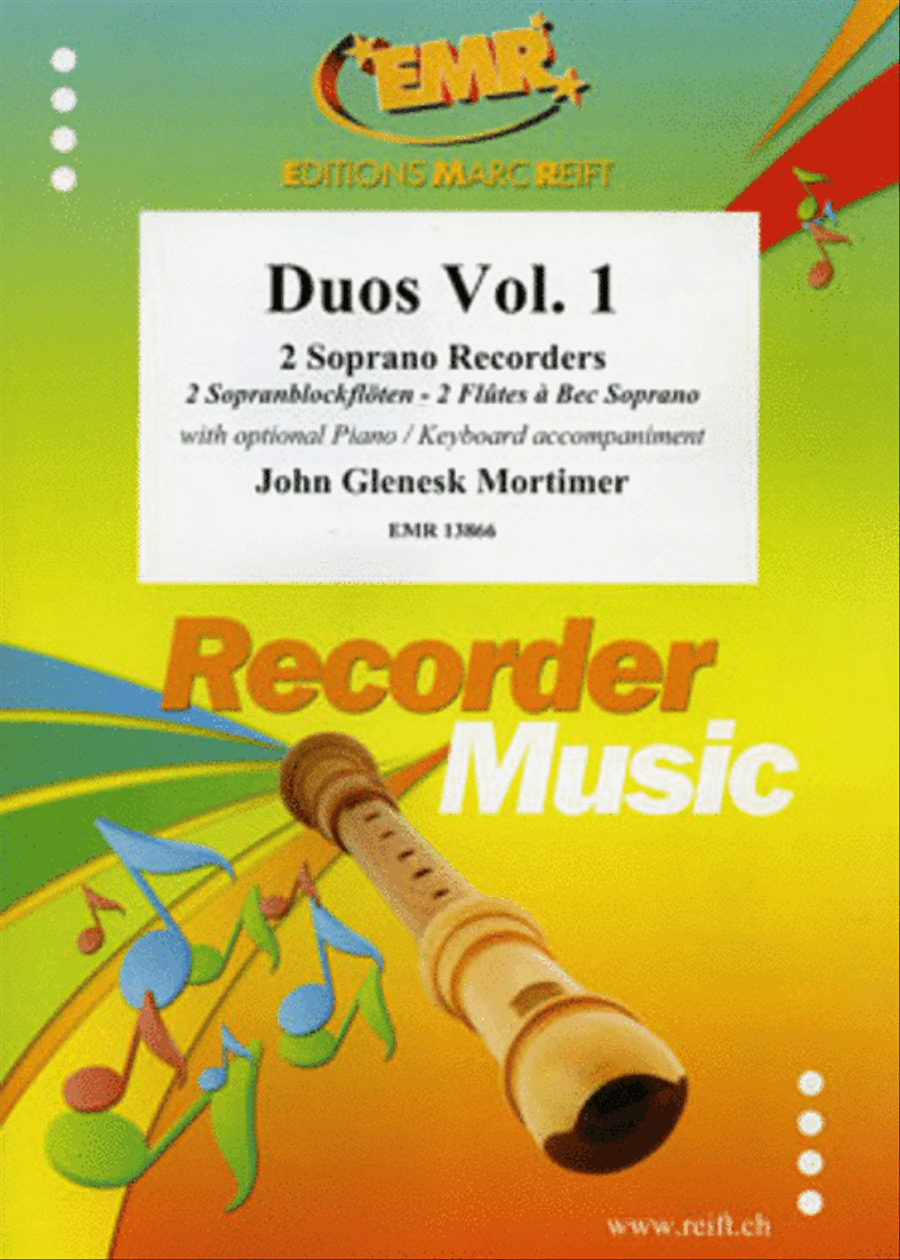 Duos Vol. 1 Soprano Recorder scores gallery preview page 1