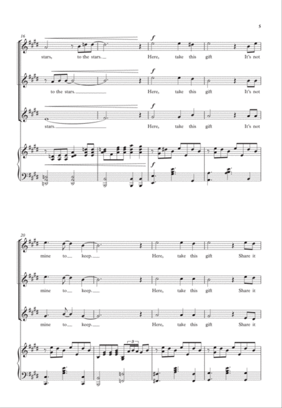 Take This Gift SSA scores gallery preview page 5