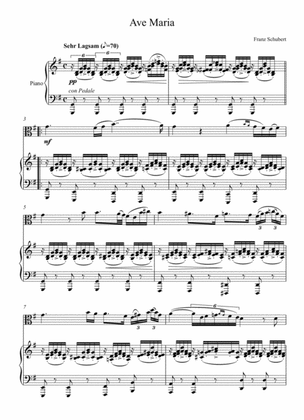 Franz Schubert - Ave Maria (Viola Solo)