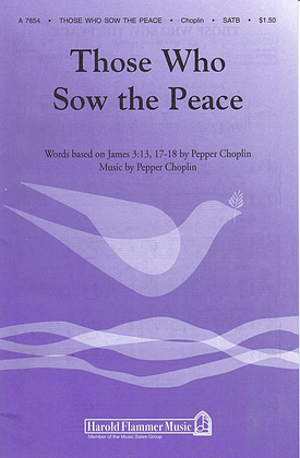Book cover for Those Who Sow the Peace