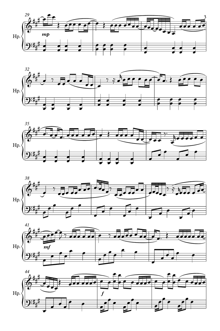 Halo Harp scores gallery preview page 3