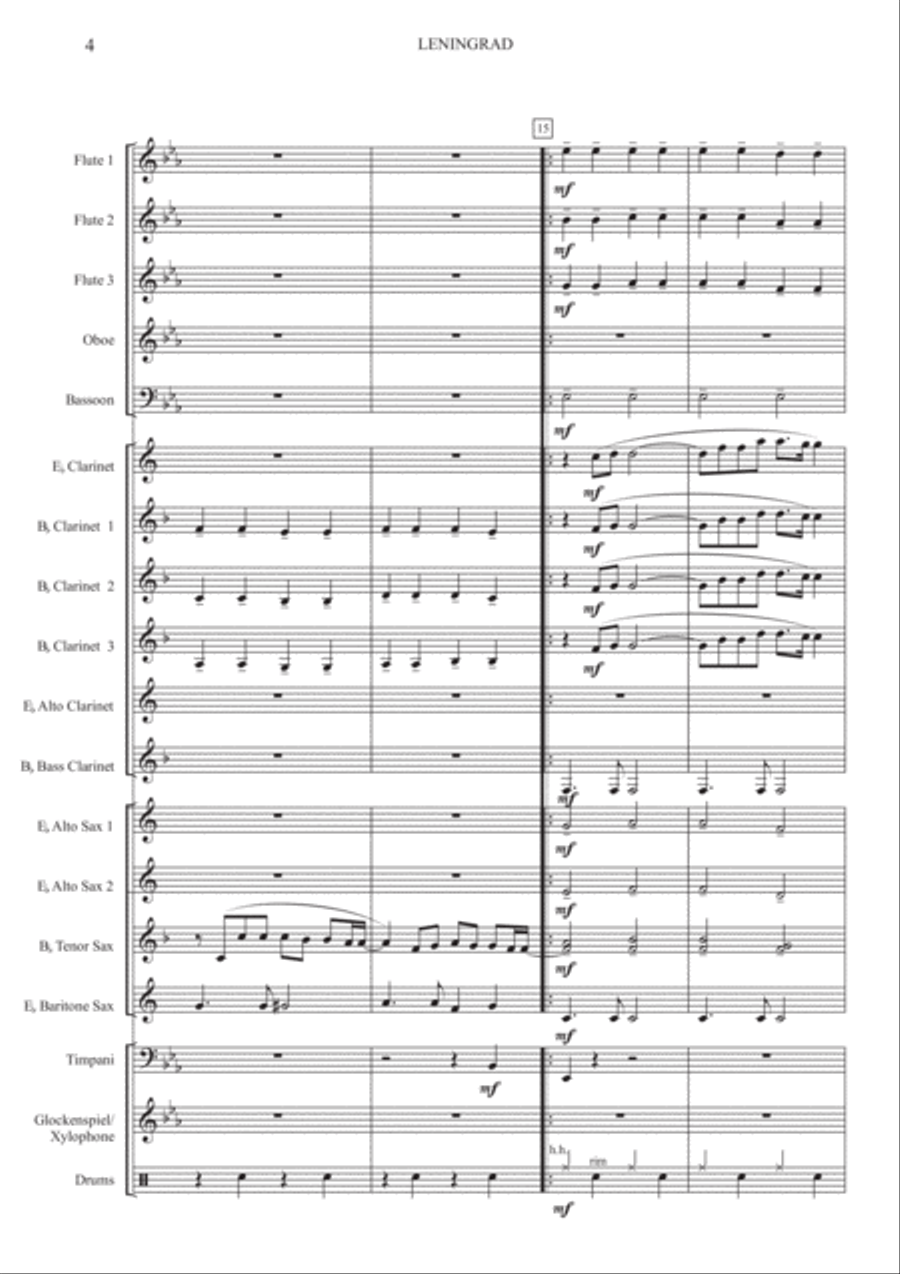 Leningrad Leningrad Large Ensemble scores gallery preview page 5