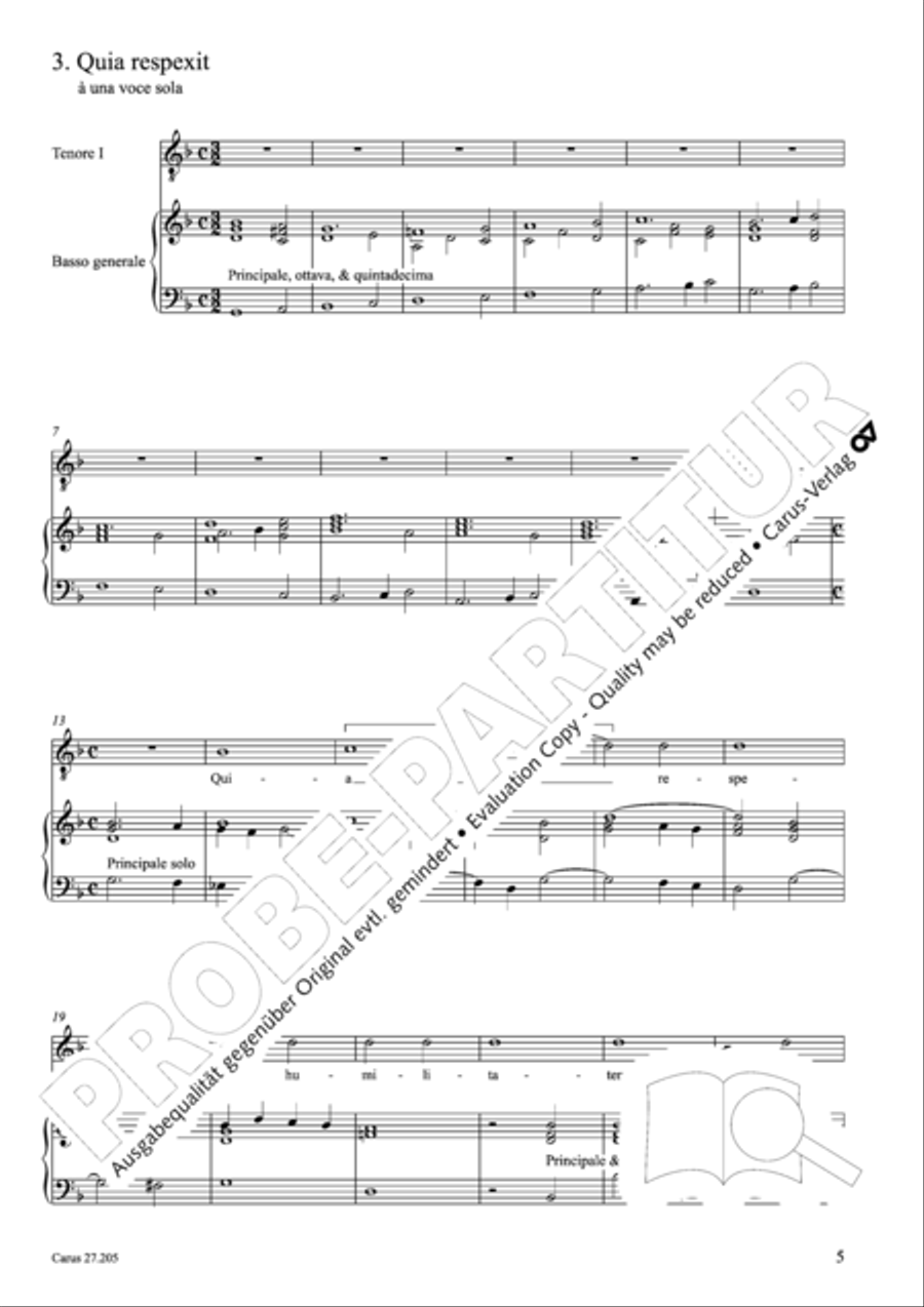 Magnificat a 6 (Magnificat a sei voci) Choir scores gallery preview page 14