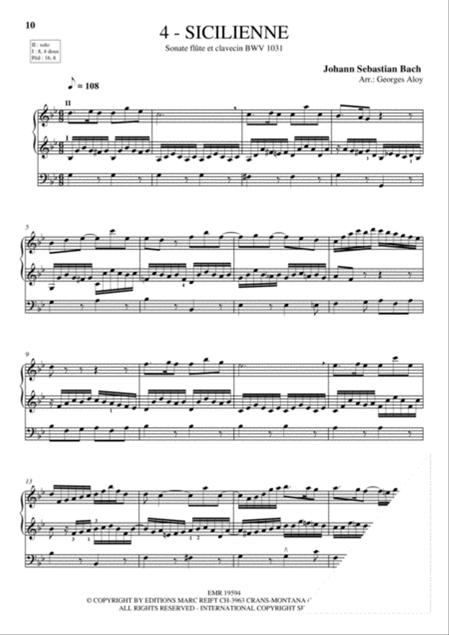 24 Pieces celebres Volume 1 Organ scores gallery preview page 7