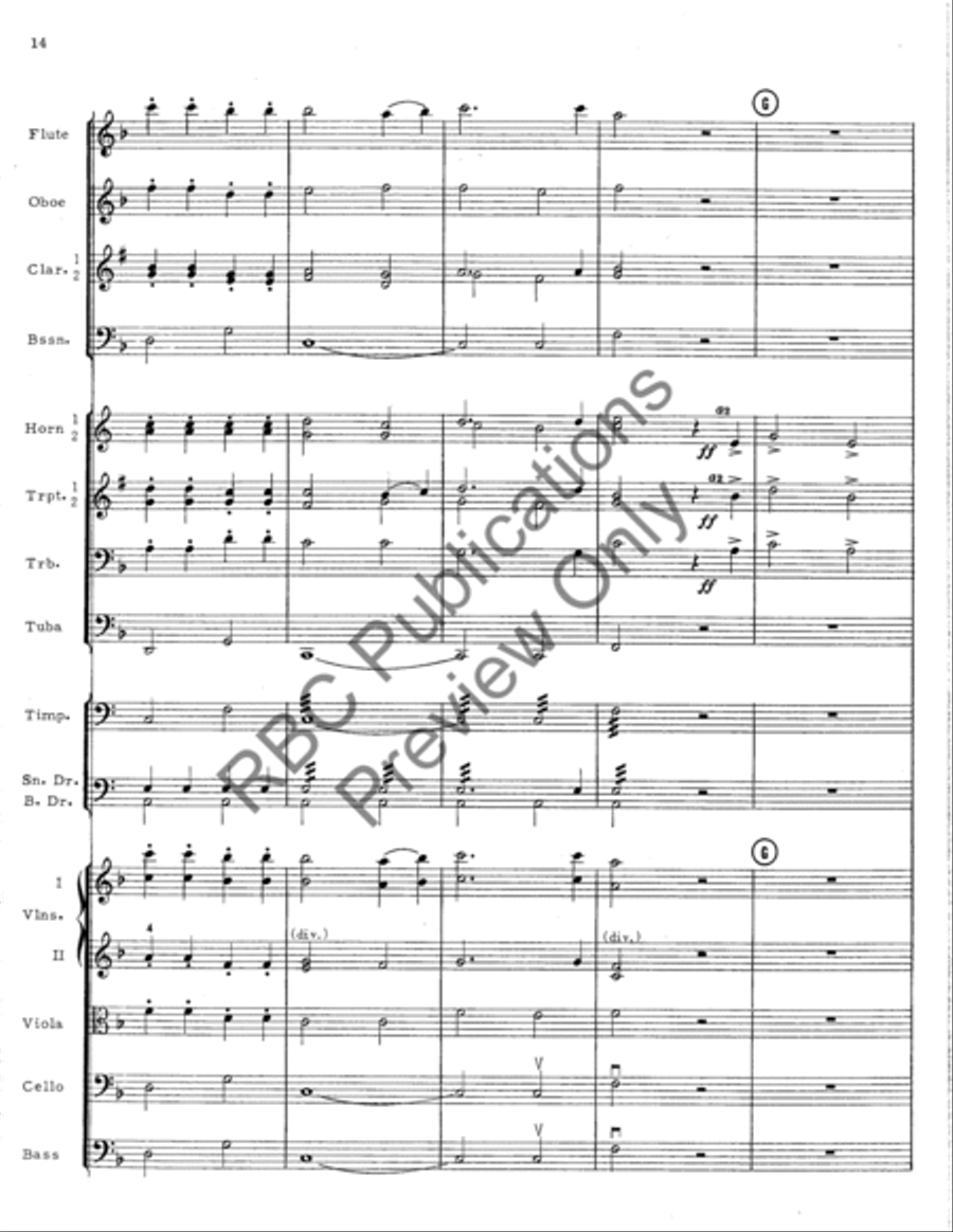 Psalm And Air Psalm And Air Full Orchestra scores gallery preview page 15