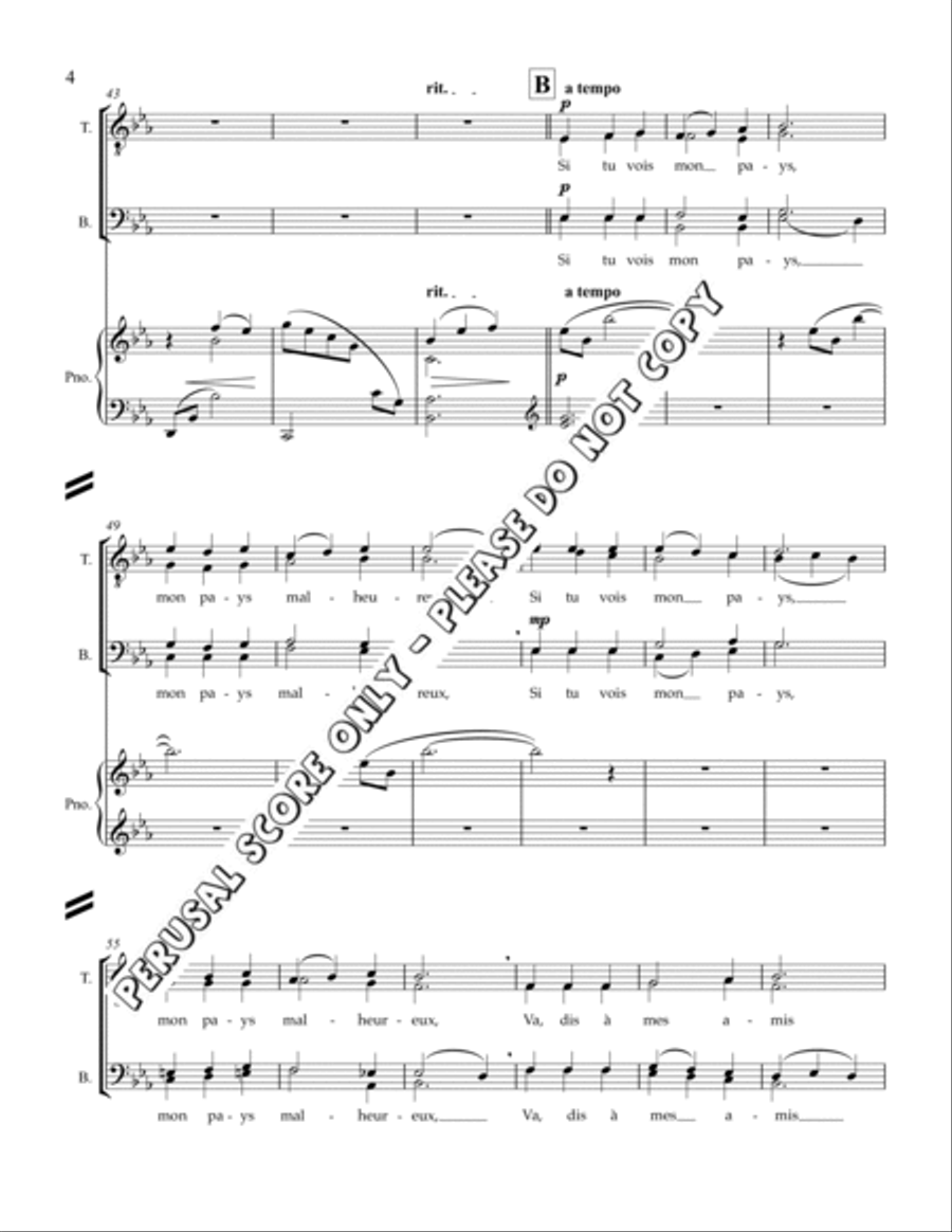 Un Canadien Errant Ttbb TTBB scores gallery preview page 4