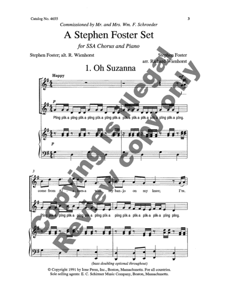 A Stephen Foster Set