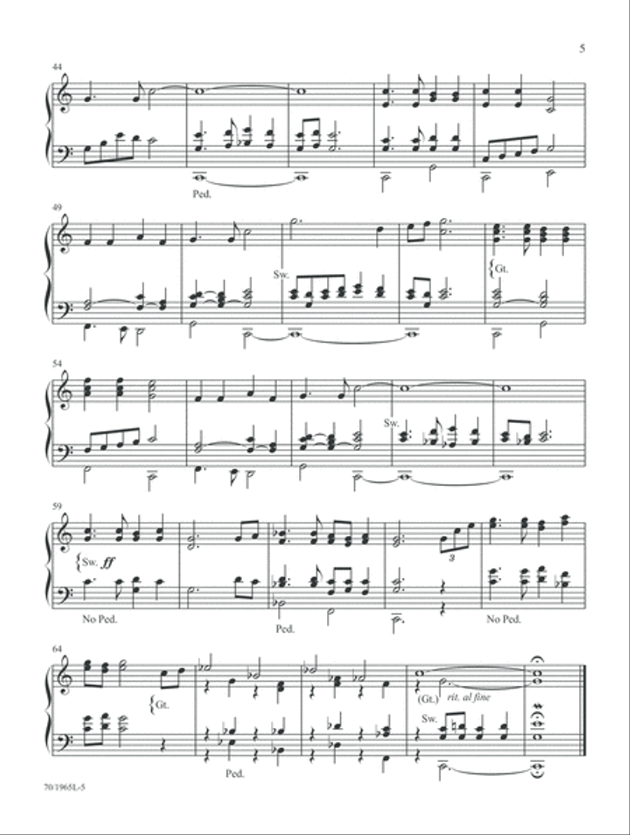 Christmas Presents for Organ (Digital Delivery) Organ scores gallery preview page 5