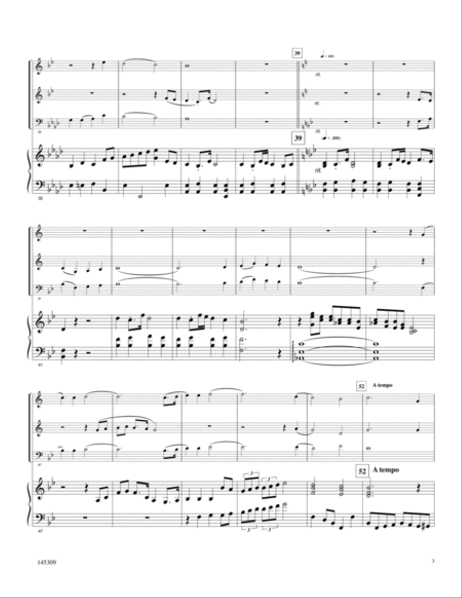 My Hope Is In The Lord Brass Trio scores gallery preview page 3