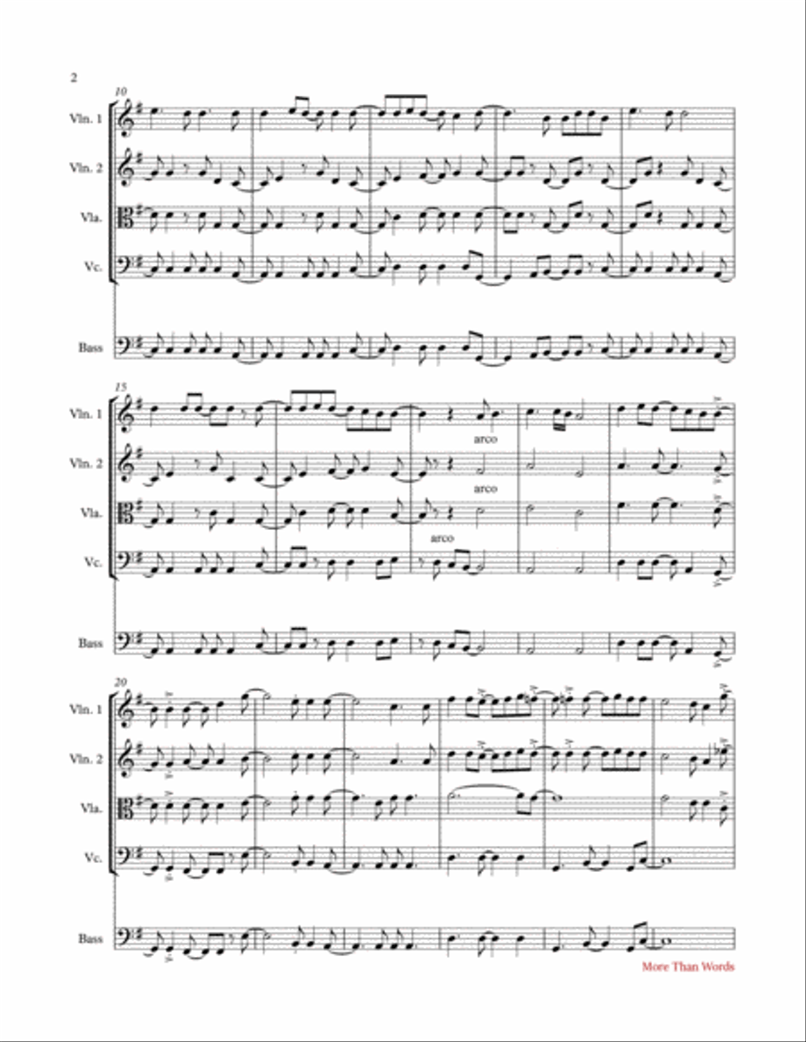 More Than Words Small Ensemble scores gallery preview page 2