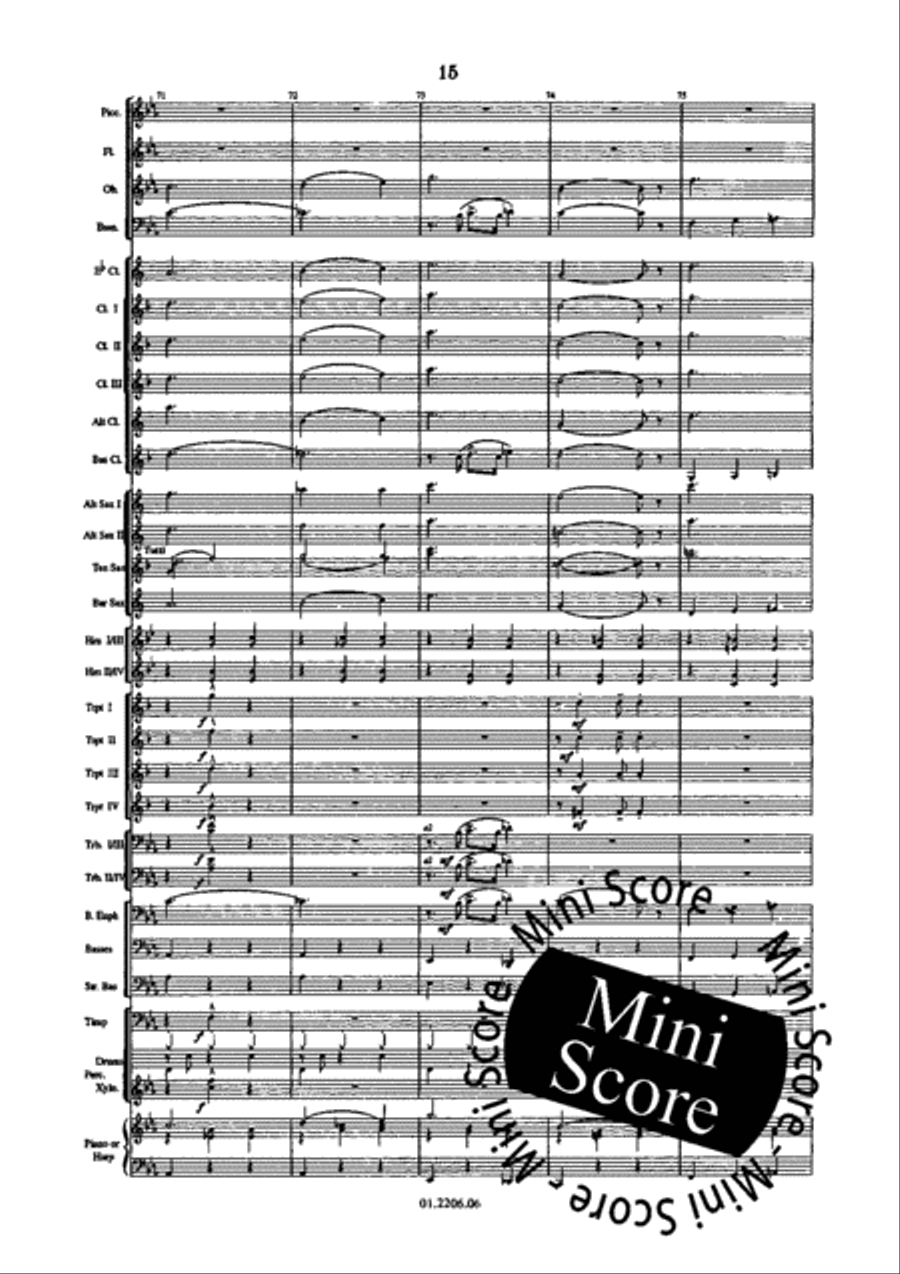 Glenn Plays Afer The Ball Concert Band scores gallery preview page 19
