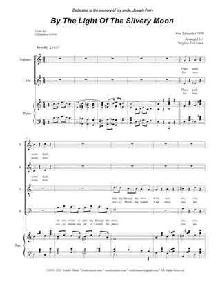 By The Light Of The Silvery Moon (SATB)
