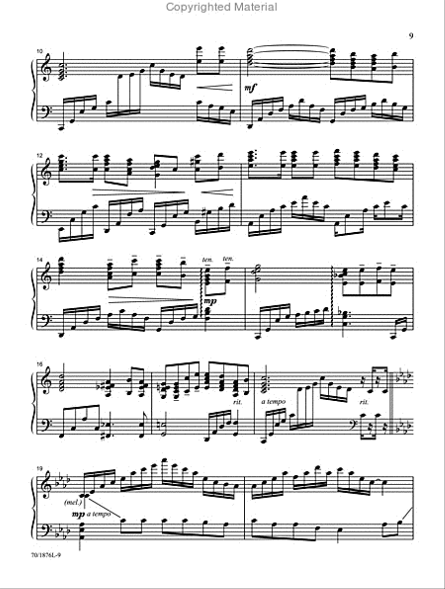 My Savior First of All Piano Solo scores gallery preview page 3