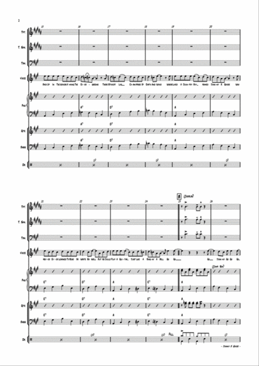 Johnny B. Goode Jazz Ensemble scores gallery preview page 5