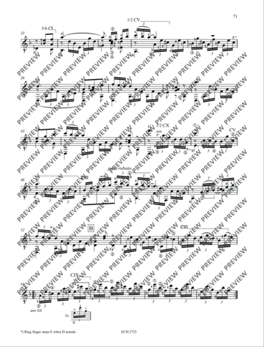 Torre bermeja Guitar scores gallery preview page 3