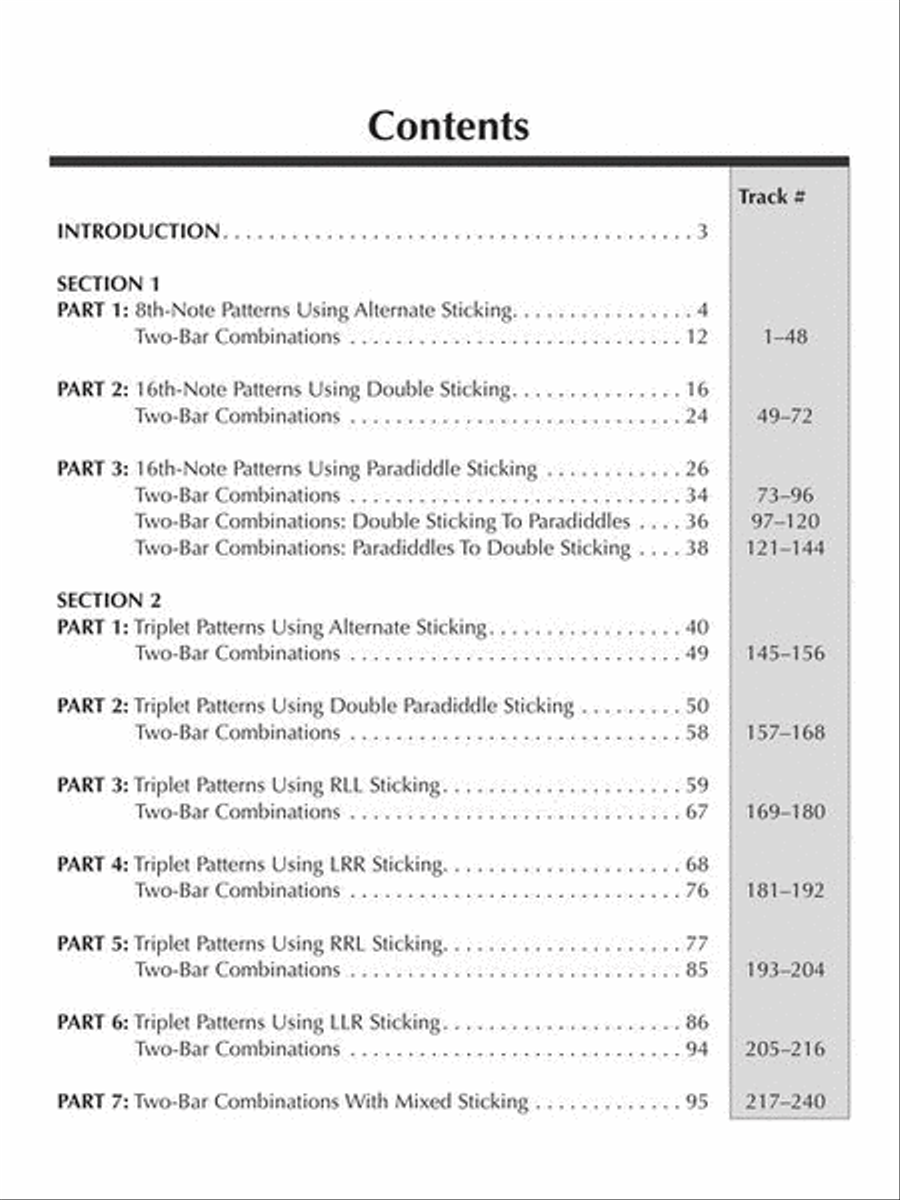 Cross-Sticking Studies Drums scores gallery preview page 3