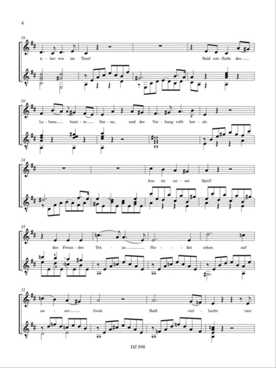 4 mélodies 4 mélodies Classical Guitar scores gallery preview page 4