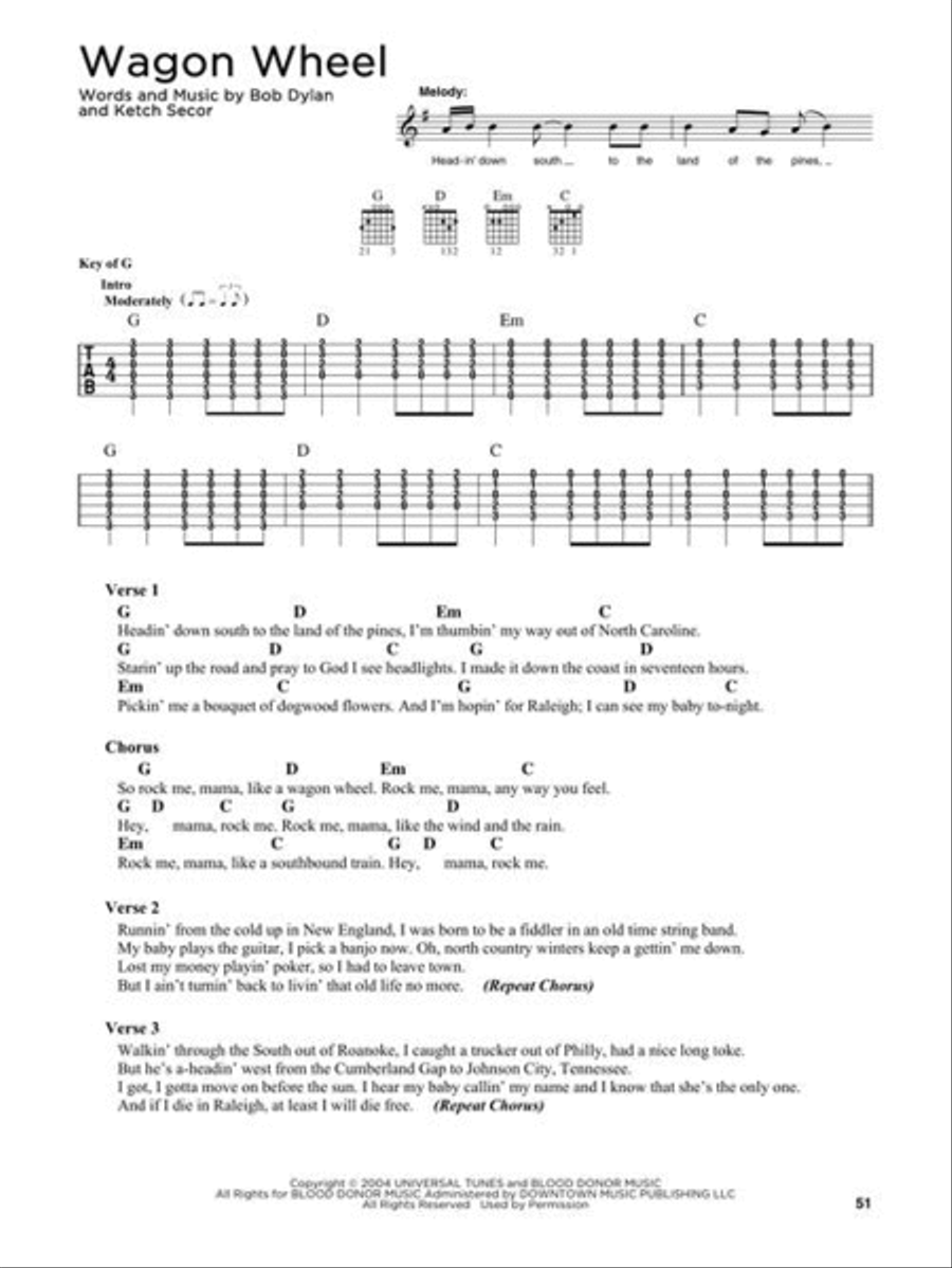 First 50 Campfire Songs You Should Strum on Guitar Acoustic Guitar scores gallery preview page 7