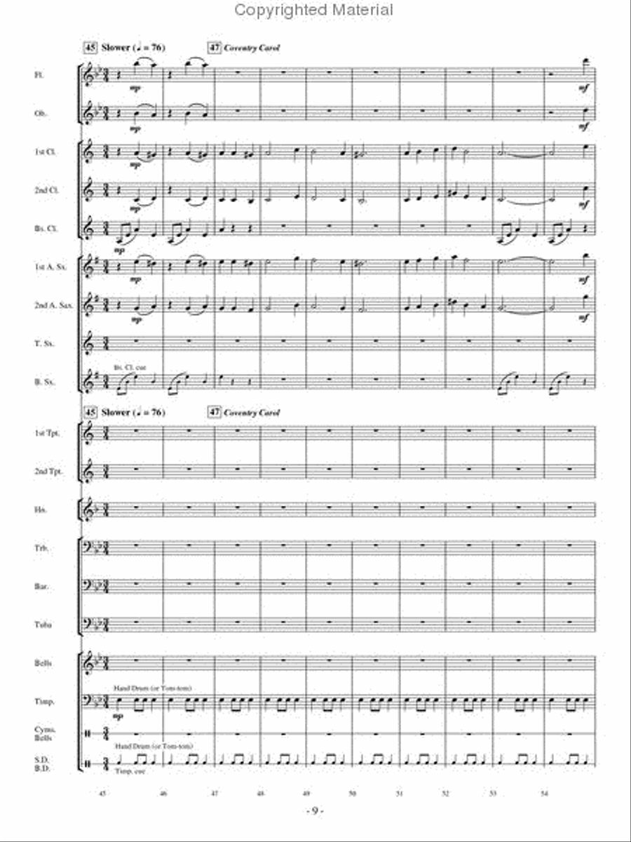 A Christmas Collage A Christmas Collage Concert Band scores gallery preview page 8