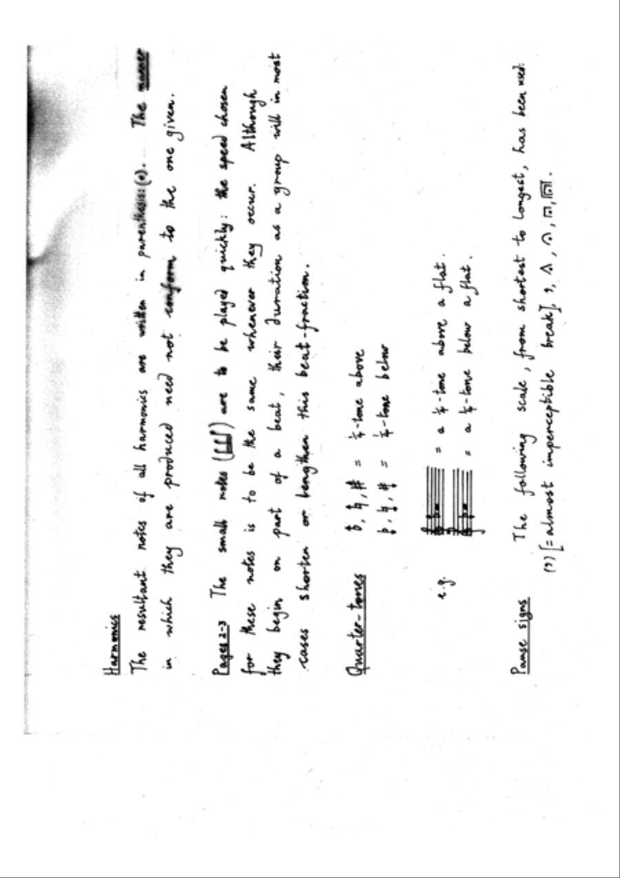 Glances, Repose - for unaccompanied violin Violin Solo scores gallery preview page 2