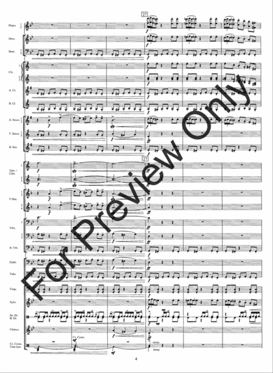 From The Summit (Score) Concert Band scores gallery preview page 7