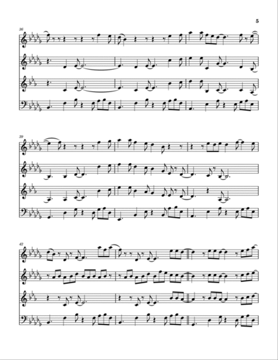 Number One Woodwind Quintet scores gallery preview page 6