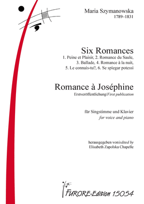 Book cover for Six Romances und Romance a Josephine