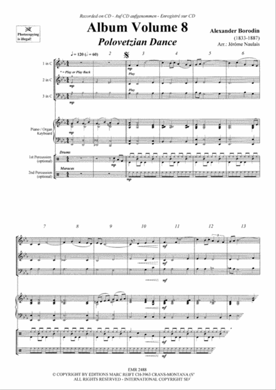 Album Volume 8 Brass Trio scores gallery preview page 3