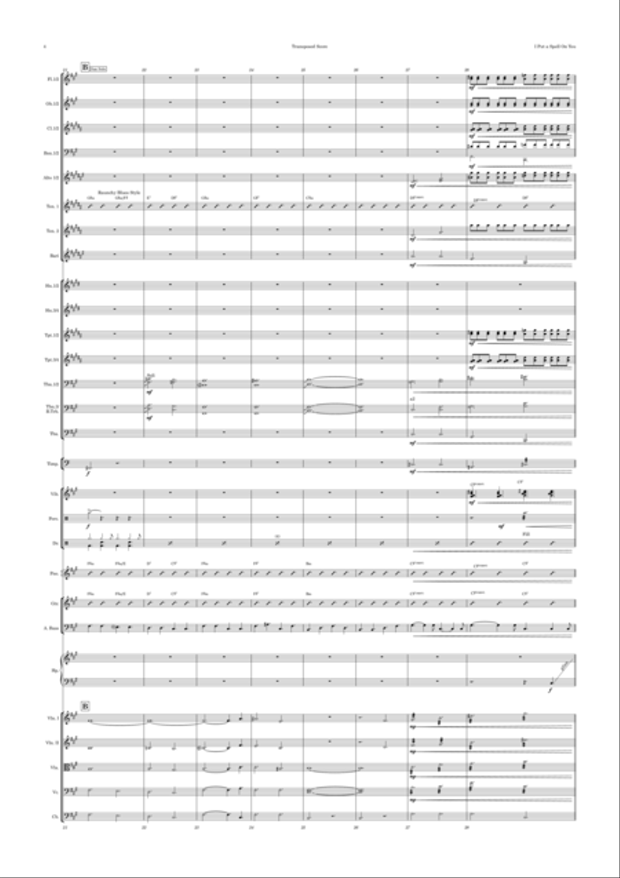 I Put A Spell On You Full Orchestra scores gallery preview page 4