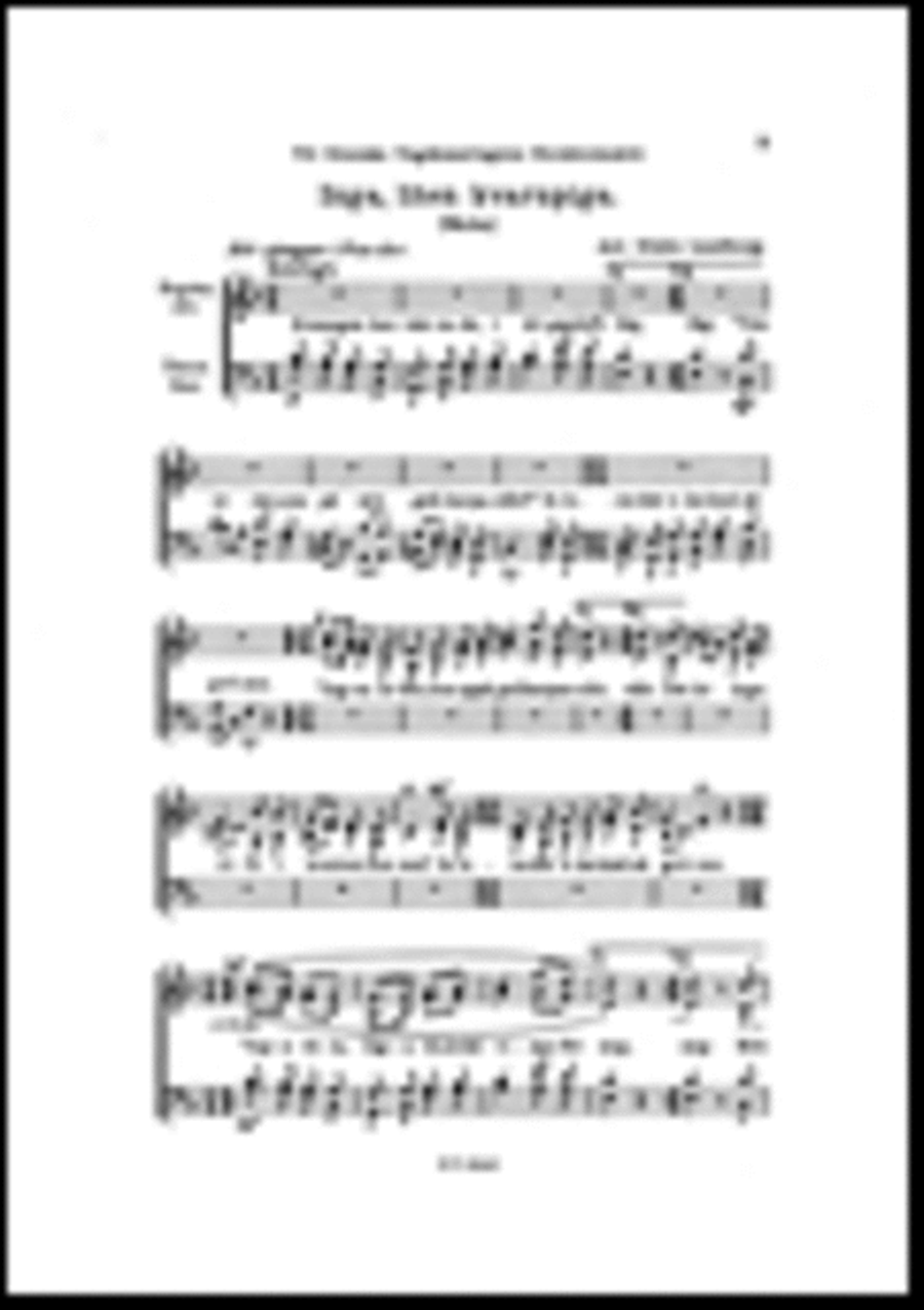 Tva svenska folkvisor 4-Part scores gallery preview page 1