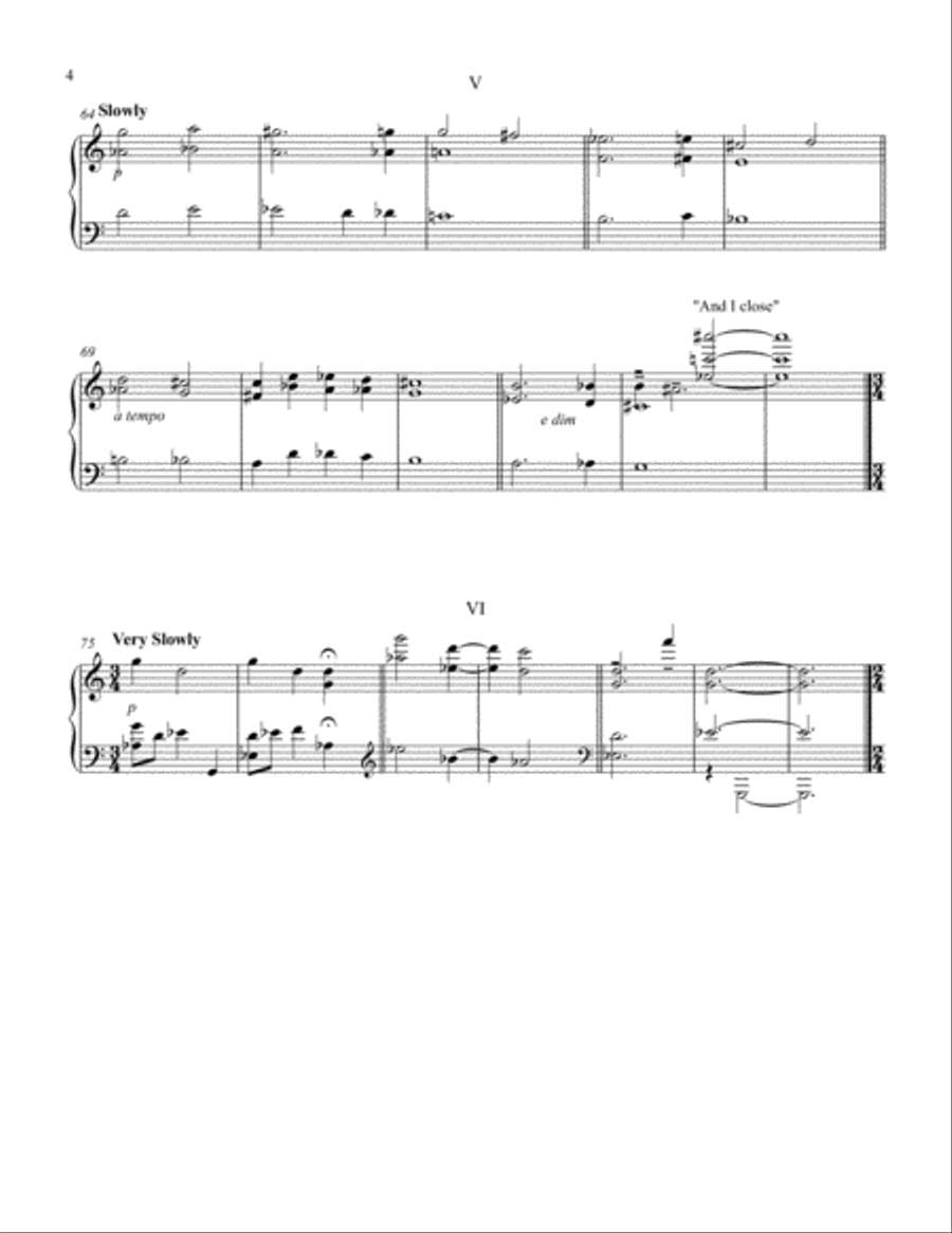 Cascando Variations, with 2 optional Overtures Piano Solo scores gallery preview page 4