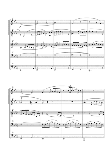 Intermezzo from "Carmen Suite" for Brass Quintet image number null