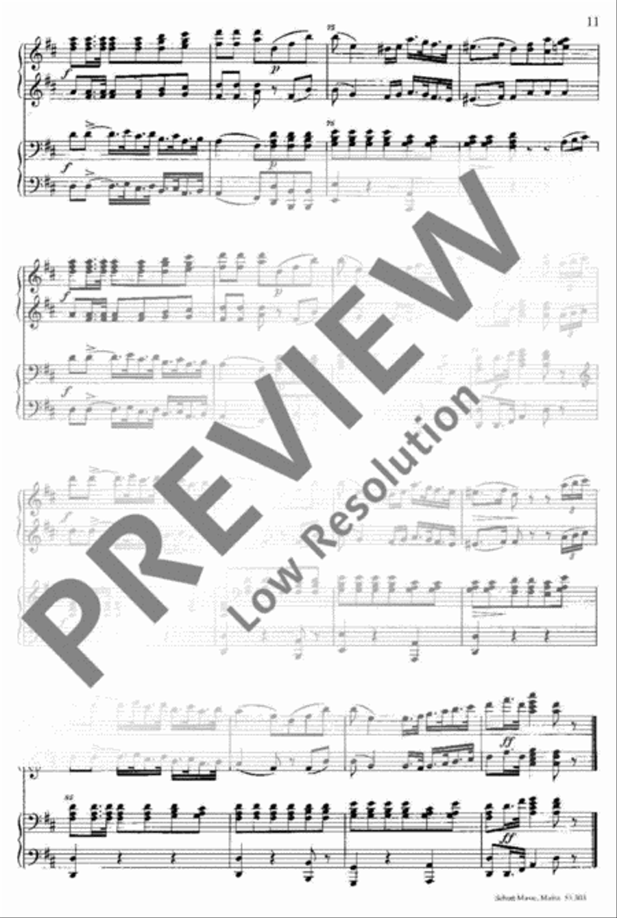 Polonaise Piano Duet scores gallery preview page 12