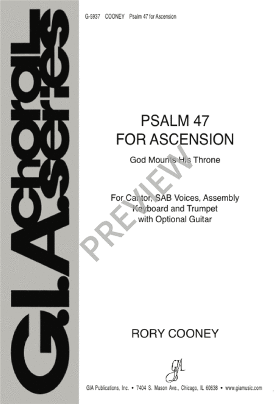 Psalm 47 for Ascension 3-Part scores gallery preview page 2