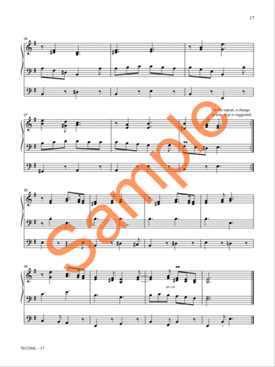 The Organist's Library, Vol. 72 Organ Solo scores gallery preview page 14