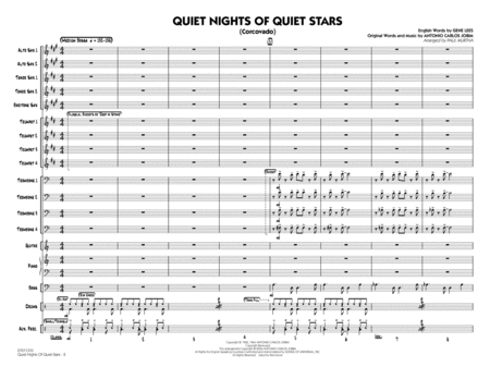 Quiet Nights Of Quiet Stars (Corcovado) - Full Score