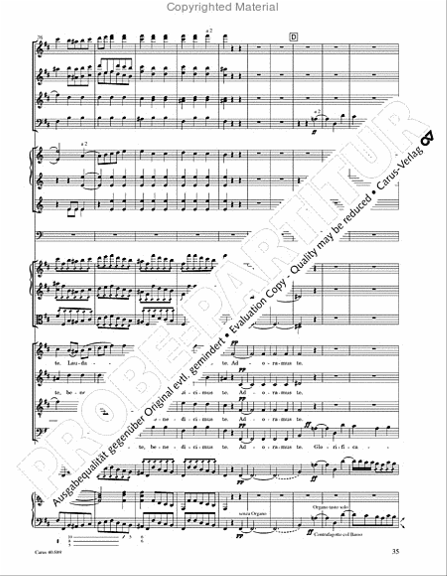 Missa solemnis Missa solemnis 4-Part scores gallery preview page 51