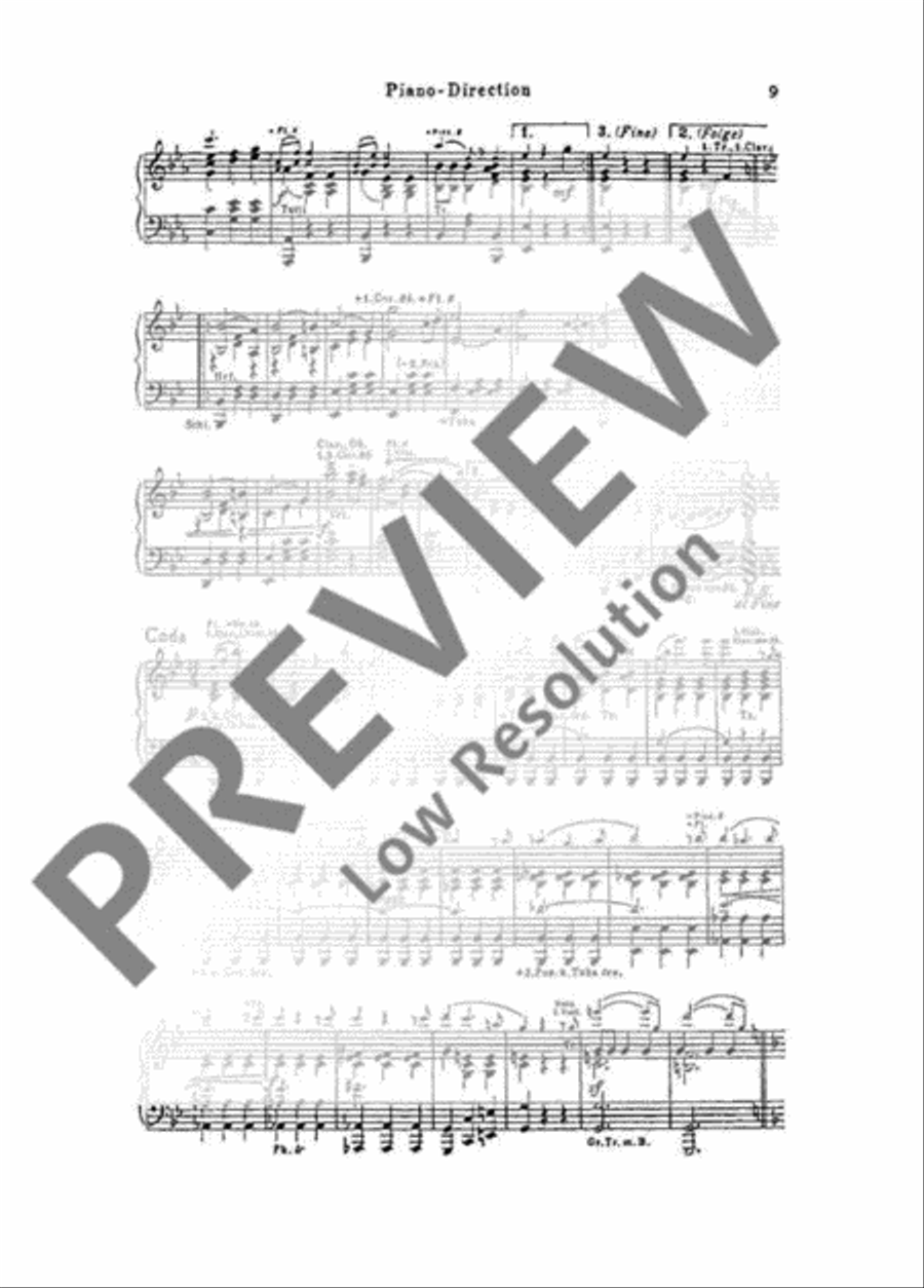 Geschichten aus dem Wienerwald Orchestra scores gallery preview page 10