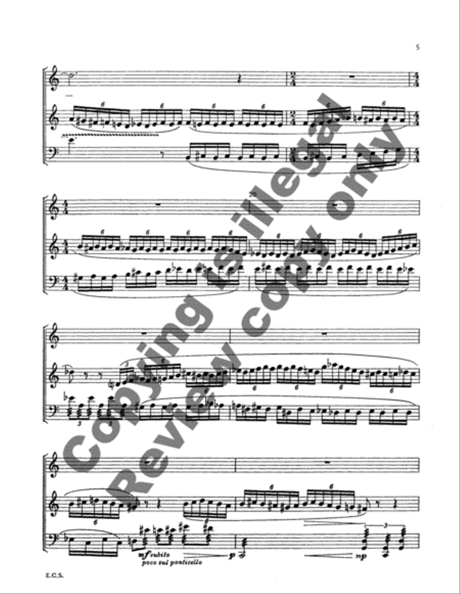 Jabberwocky Flute scores gallery preview page 5