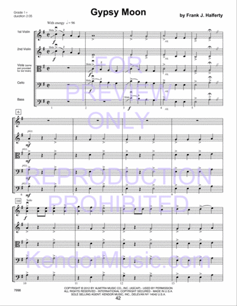 Kendor Concert Favorites, Volume 2 (Score) Score scores gallery preview page 47
