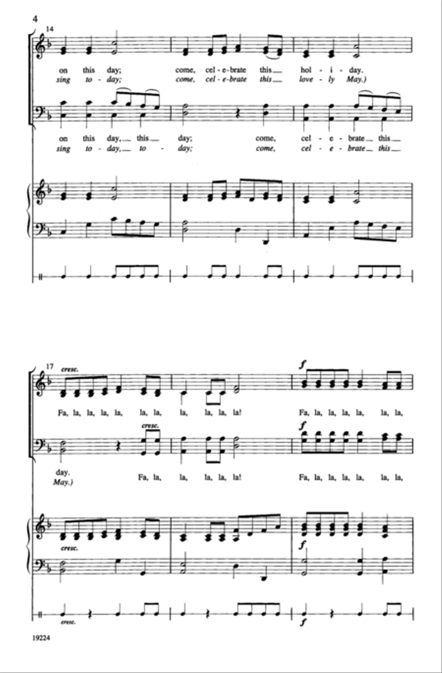 A Festive Fa La La 4-Part scores gallery preview page 14