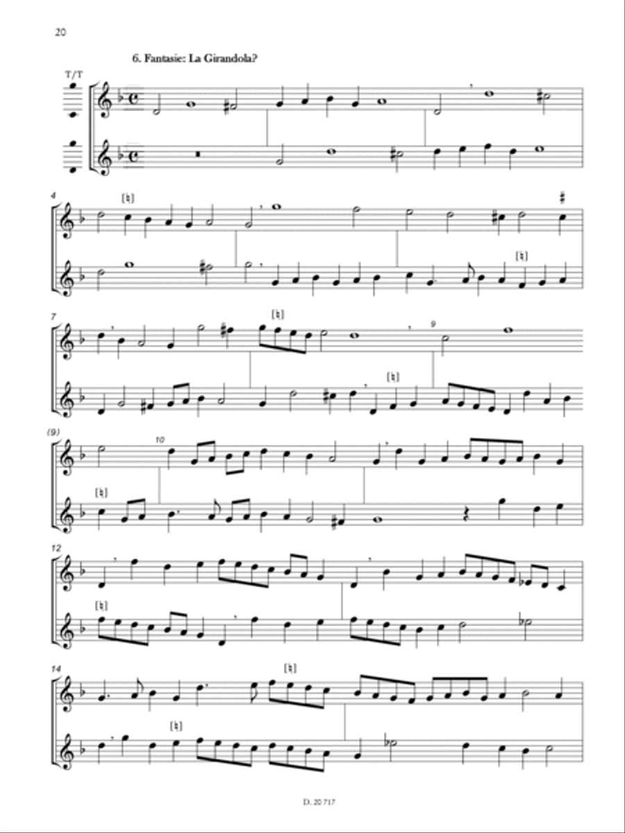The First Booke of Canzonets to Two Voyces Recorder scores gallery preview page 3