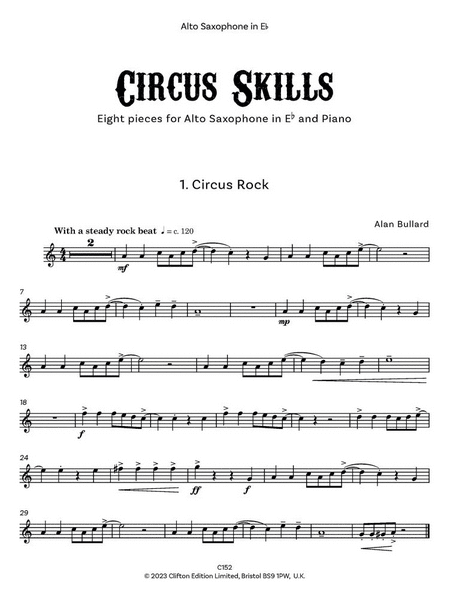 Circus Skills for Alto Sax & Piano