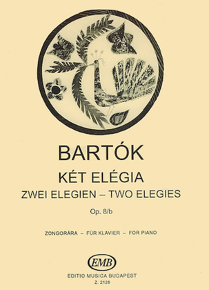 Book cover for 2 Elegies Op.8/b-pno